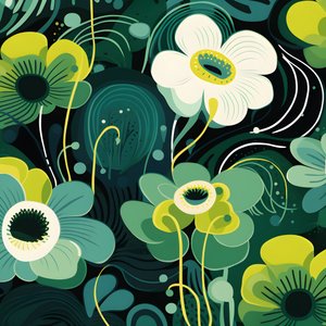 当代抽象形状 Marimekko 3
