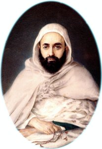 1852年Emir Abd-el-Kader的肖像