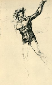 男性裸体（1503-1504），1943年。