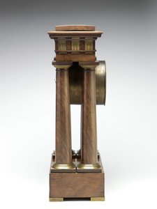 十进制时钟，c.1798-1805（松木，黄铜和珐琅）