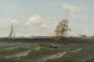 纽约港，1813年