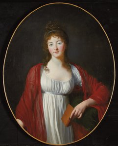 戴安娜·西米安（Diane de Simiane）的肖像，约1800年