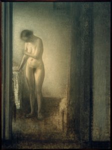 女性裸体，站立