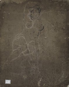 坐着的女性裸体