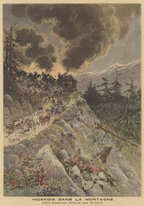火在山上