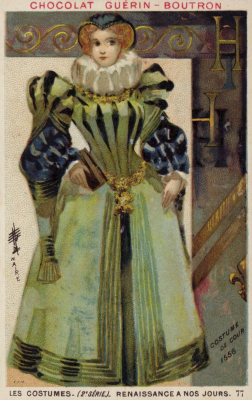 宫廷服饰，1556 作者 法语学校