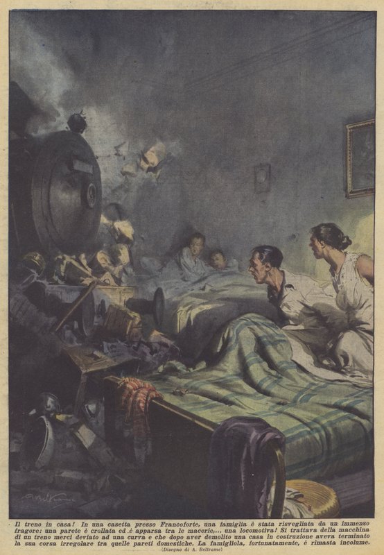 火车在家！ 作者 阿基里·贝尔特拉姆（Achille Beltrame）