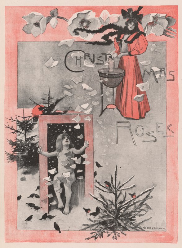 圣诞玫瑰 作者 阿道夫·伯肯鲁斯（Adolphe Birkenruth）