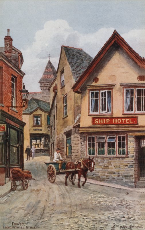 Fowey，Lostwithiel Street 作者 阿尔弗雷德·罗伯特·昆顿