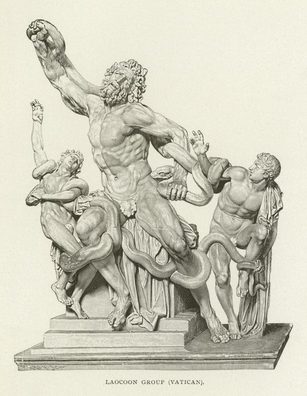 Laocoon集团，梵蒂冈 作者 美国学校