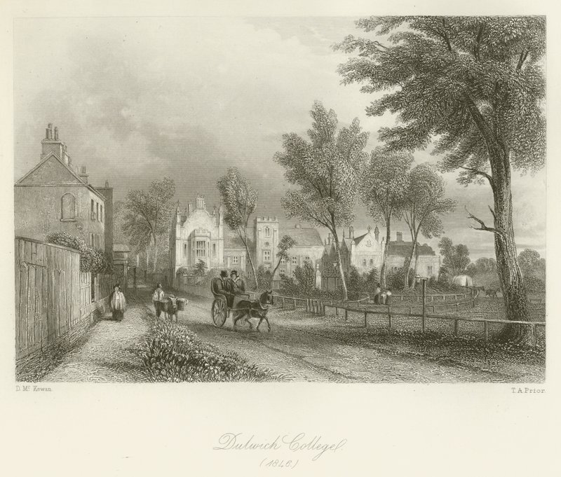 德威学院，1846年 作者 大卫·霍尔·麦基文（David Hall McKewan）