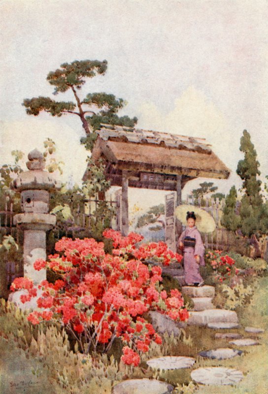 杜鹃花（彩色平版） 作者 艾拉·杜甘蔗