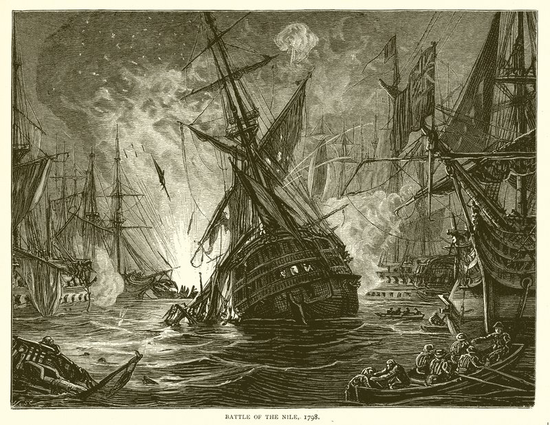 尼罗河战役，1798年 作者 英语学校