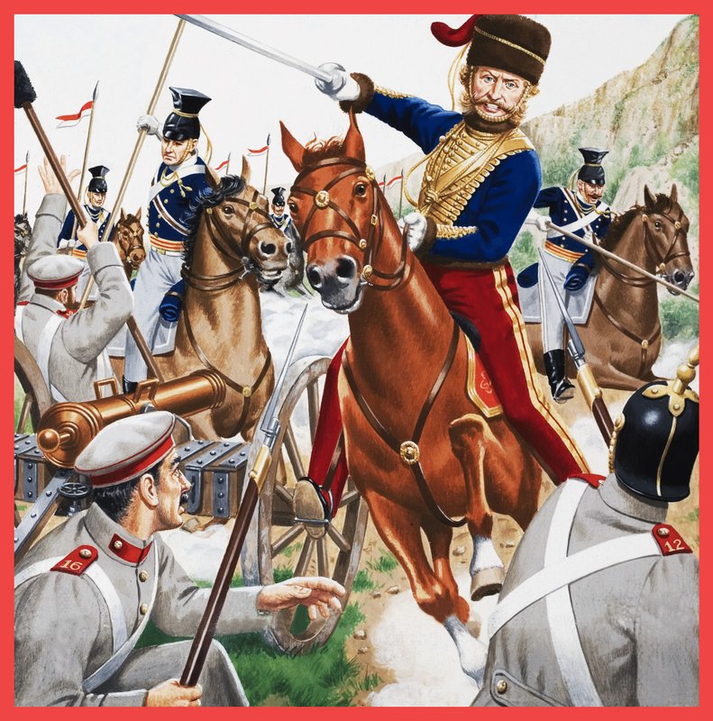 骑兵冲锋 作者 英语学校