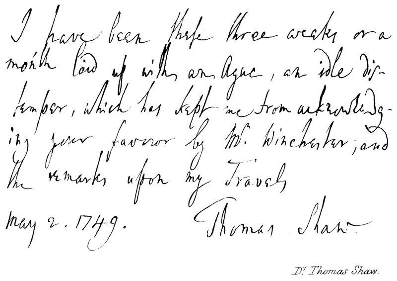 Thomas Shaw博士 作者 英语学校