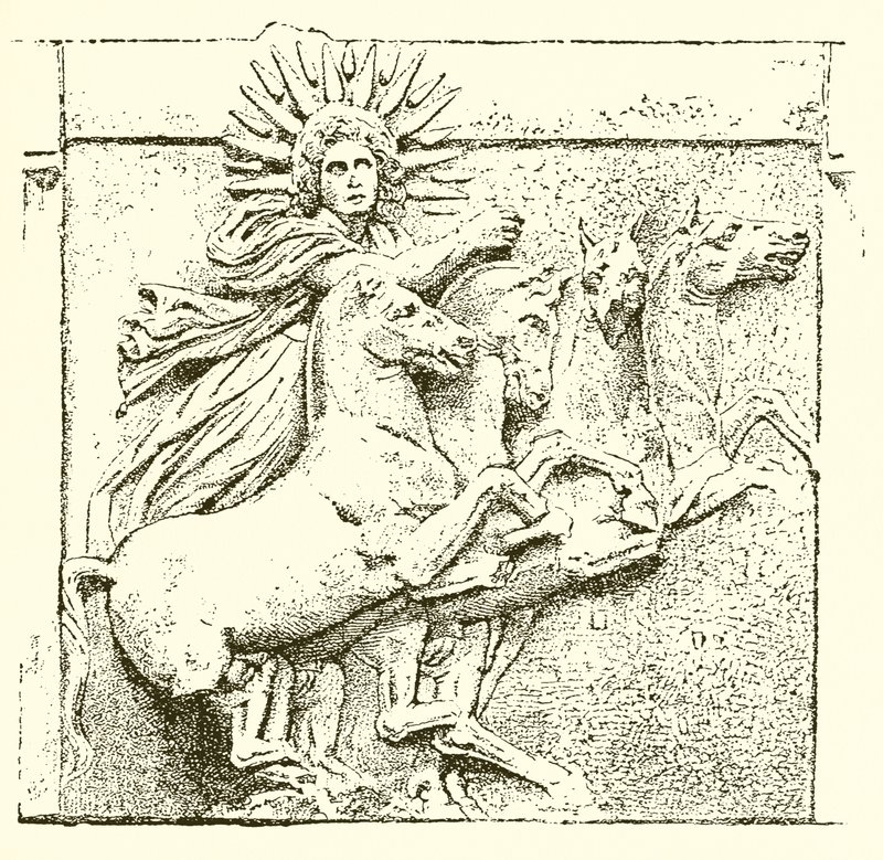 Helios在他的战车上 作者 英语学校