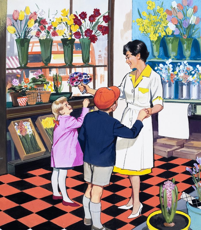 花店 作者 英语学校