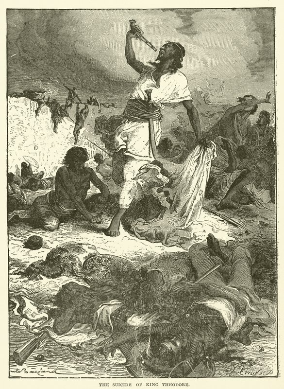西奥多国王的自杀（版画 作者 英语学校