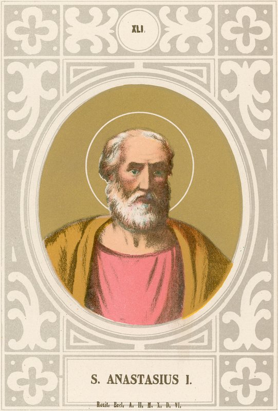 S Anastasius I 作者 欧洲学校