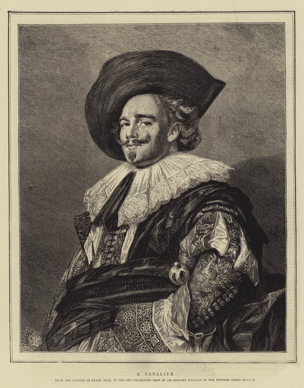 一个骑士 作者 弗兰斯·哈尔斯（Frans Hals）