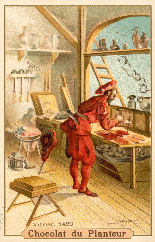 Glazier，1480 作者 法语学校