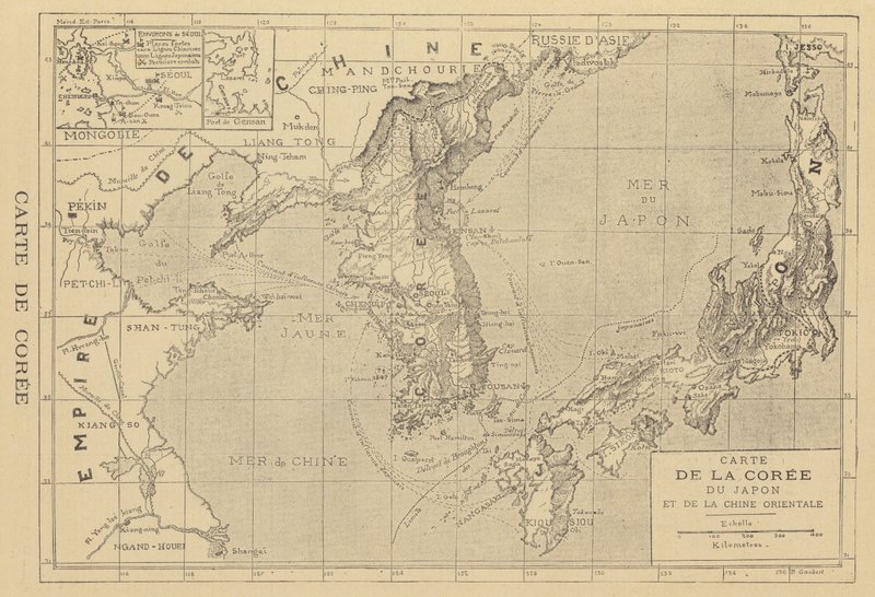 韩国地图 作者 法语学校