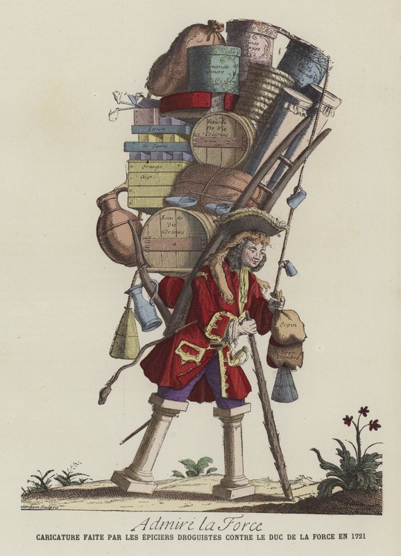 赞赏原力，1721年 作者 法语学校