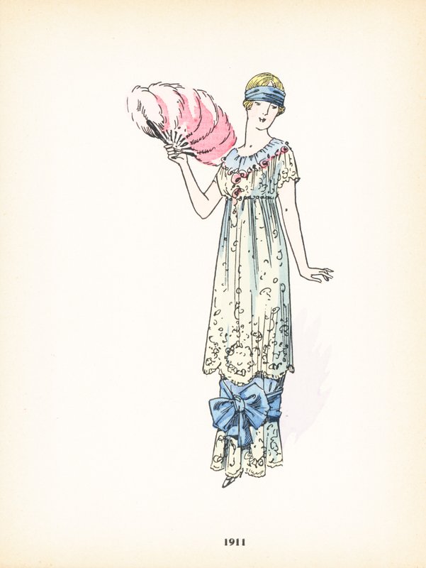 女士时装，1911年 作者 法语学校