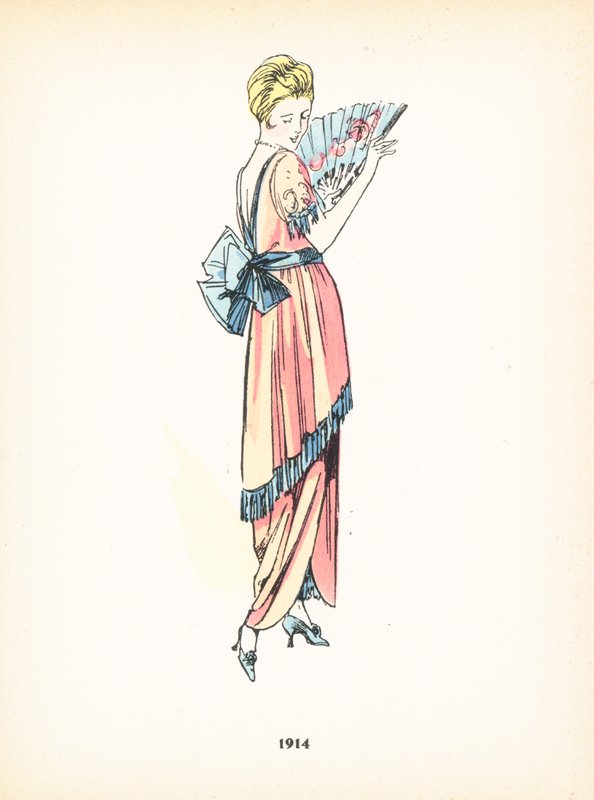 女士时装，1914年 作者 法语学校
