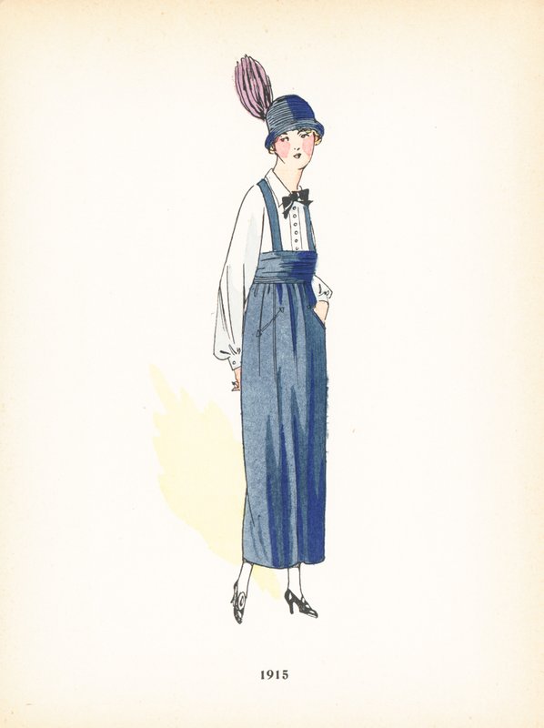 女士时装，1915年 作者 法语学校