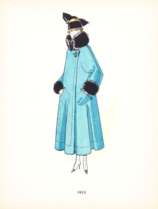 女士时装，1915年 作者 法语学校