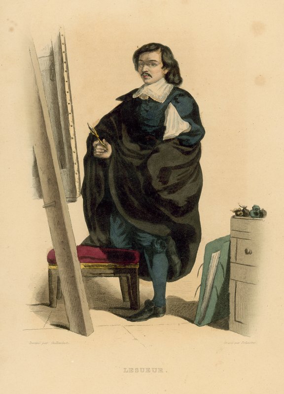 Lesueur（彩色雕刻） 作者 法语学校