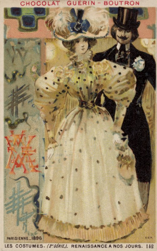 巴黎时装，1896年 作者 法语学校