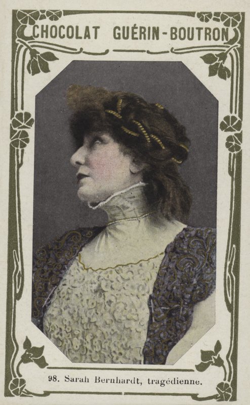 Sarah Bernhardt，tragedienne（彩色照片） 作者 法语学校