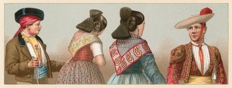 西班牙服装 作者 法语学校