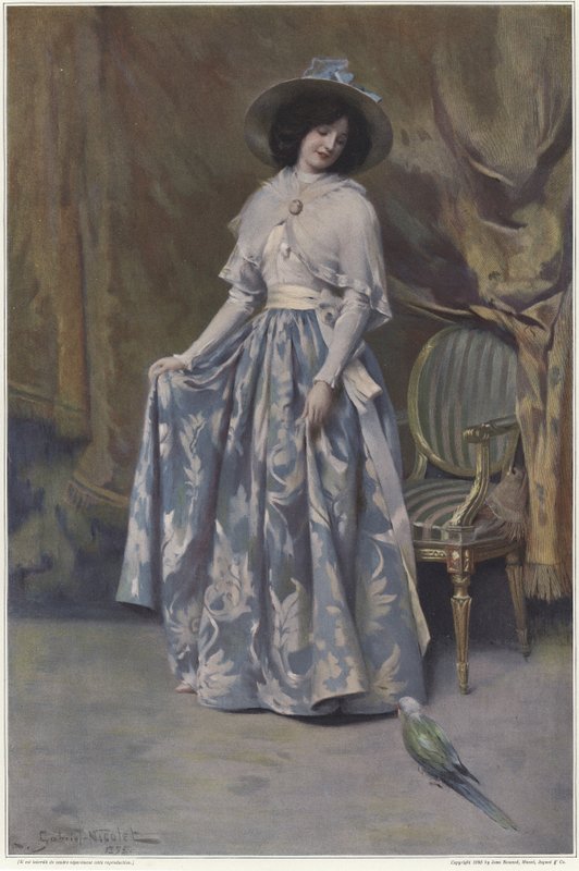 蓝色的肖像 作者 加布里埃尔·尼科莱特（Gabriel Nicolet）