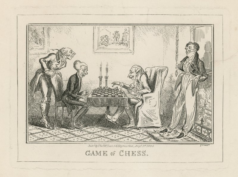 国际象棋游戏 作者 乔治·克鲁克申克
