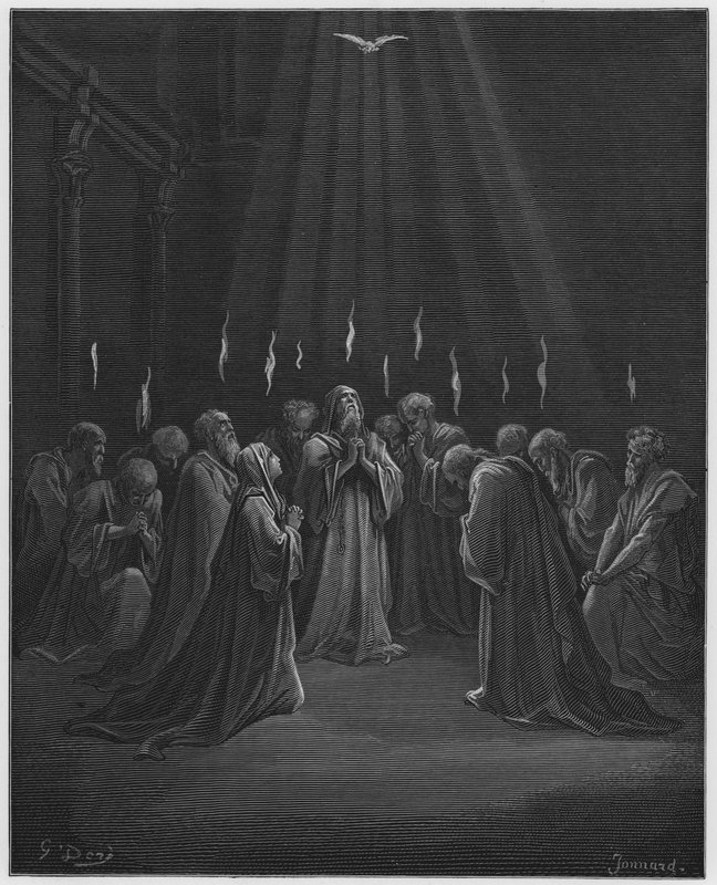 古斯塔夫多尔圣经：精神的下降 作者 古斯塔夫·多尔（Gustave Dore）