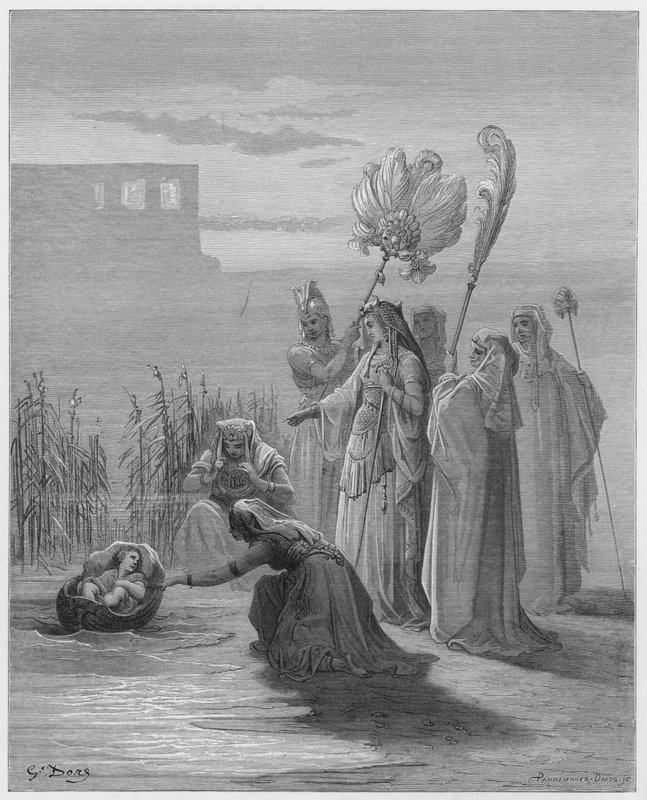 古斯塔夫多尔圣经：摩西的发现 作者 古斯塔夫·多尔（Gustave Dore）