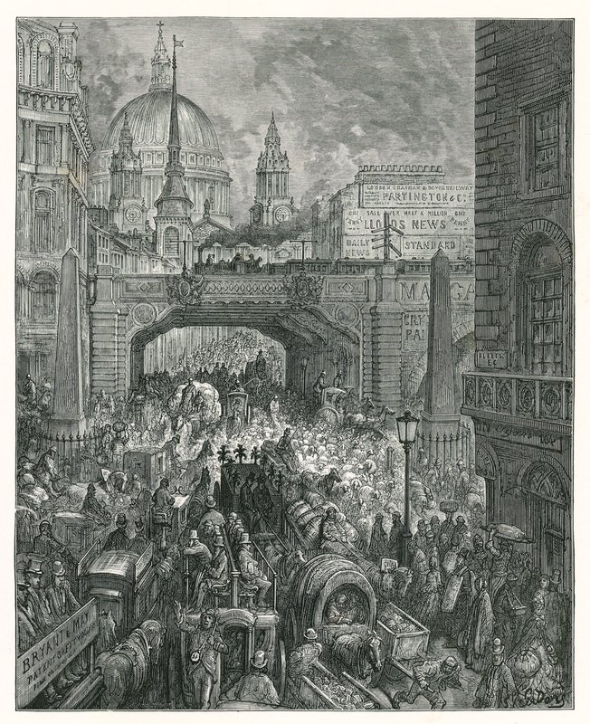 路德盖特山（雕版画 作者 古斯塔夫·多尔（Gustave Dore）