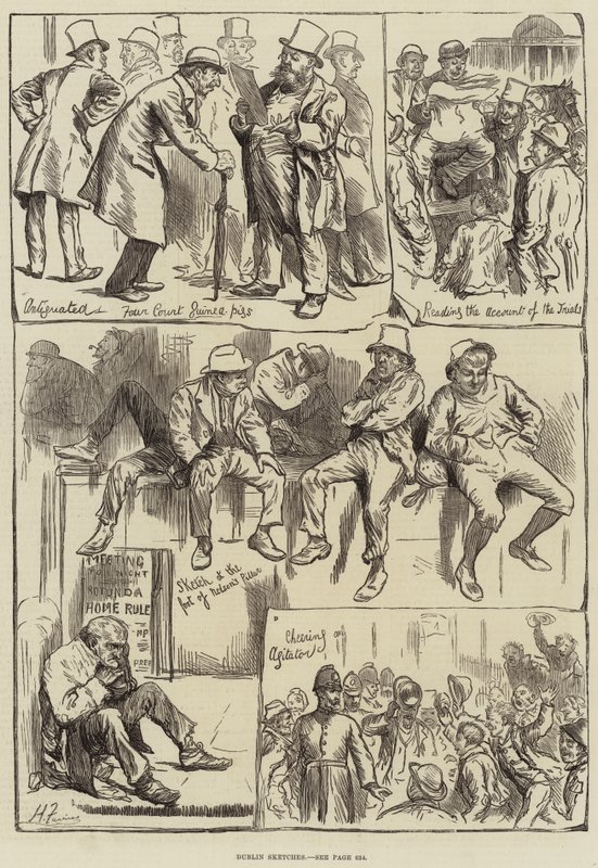 都柏林草图 作者 哈里·弗尼斯（Harry Furniss）