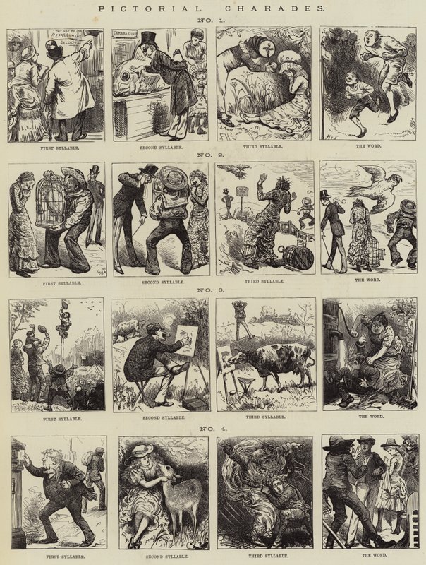 画报Charades 作者 哈里·弗尼斯（Harry Furniss）