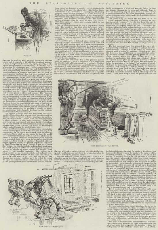 斯塔福德郡的陶器 作者 哈里·弗尼斯（Harry Furniss）
