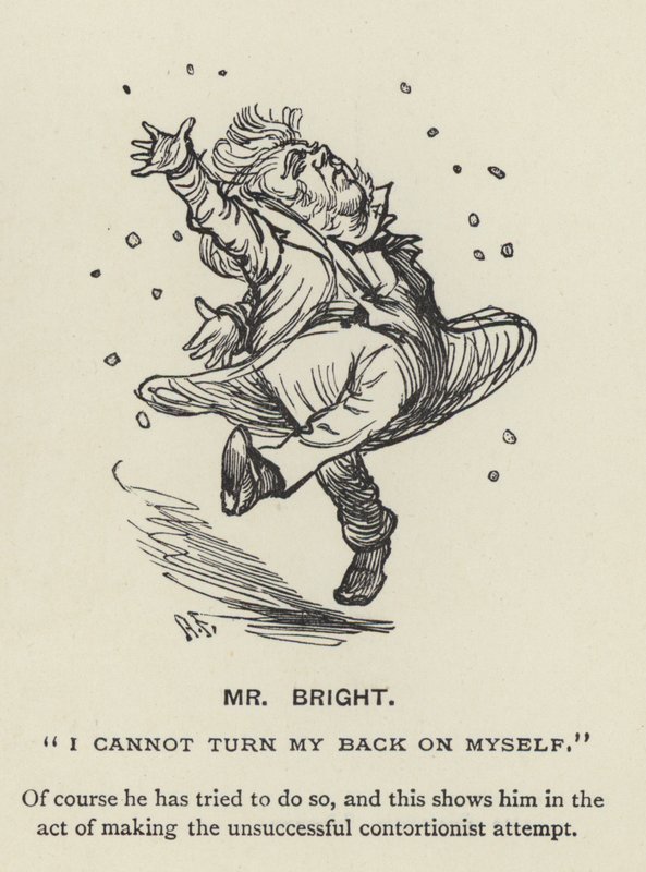 乔治·布莱特（石版画） 作者 哈里·弗尼斯（Harry Furniss）