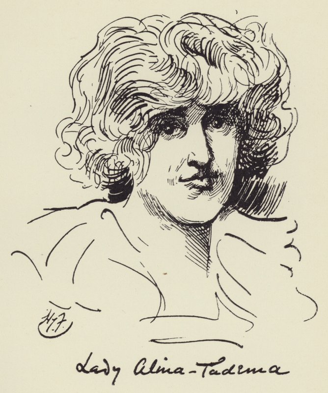 阿尔玛塔德玛夫人 作者 哈里·弗尼斯（Harry Furniss）