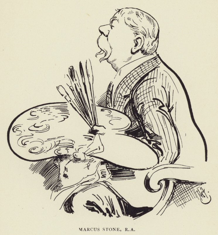 马库斯斯通，RA 作者 哈里·弗尼斯（Harry Furniss）