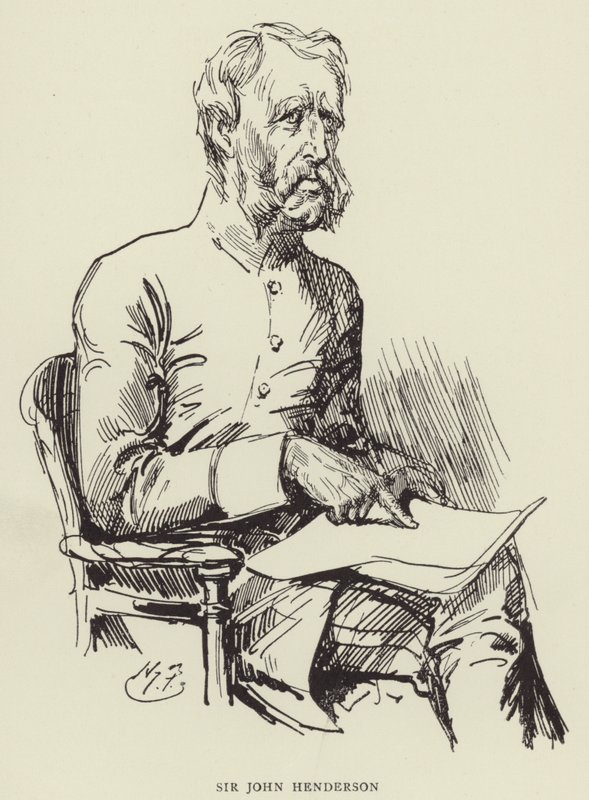 约翰亨德森爵士 作者 哈里·弗尼斯（Harry Furniss）