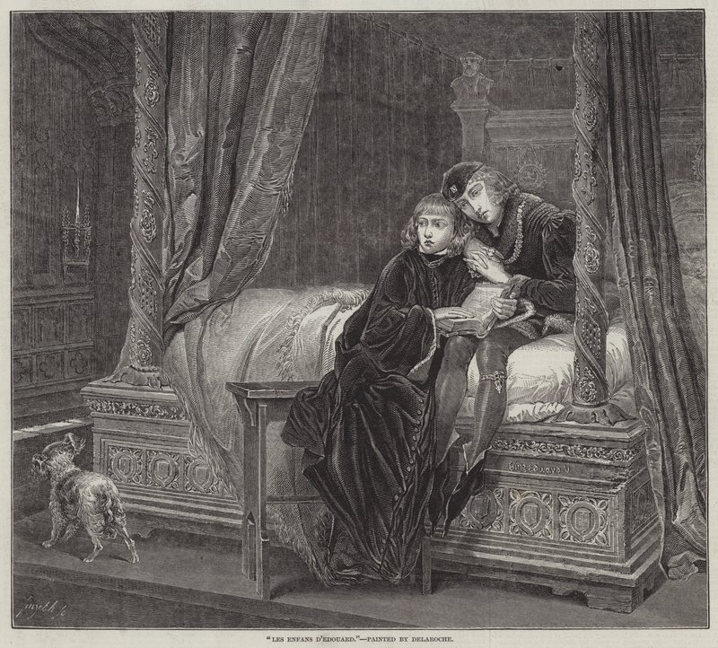 爱德华的孩子们 作者 希波吕特·德拉罗什（Hippolyte Delaroche）