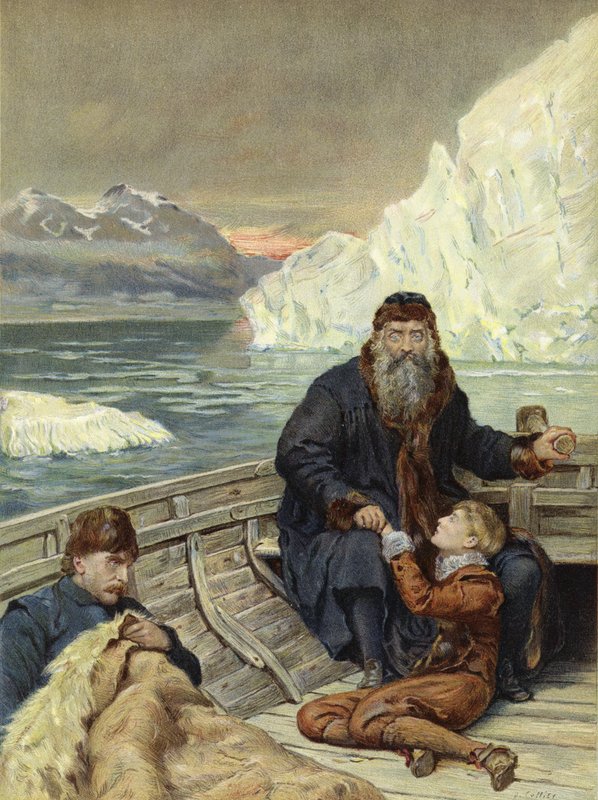 Henry Hudson的最后航程（chromolitho） 作者 约翰·科利尔