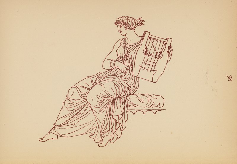 古希腊女性服饰（石版画） 作者 约翰·莫尔·史密斯